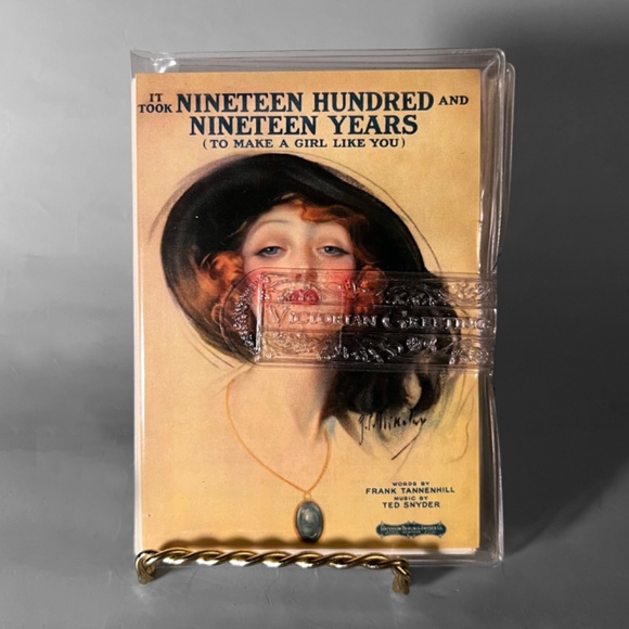 Victorian Greetings Blank Note Card Set - Picture 1 of 2